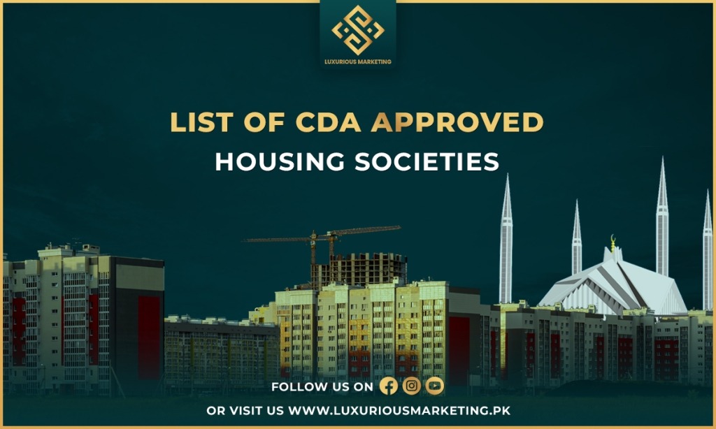 List of CDA Approved Housing Societies Blog Banner Image