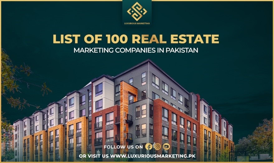 List of 100 Real Estate Marketing Companies in Pakistan Blog Banner Image